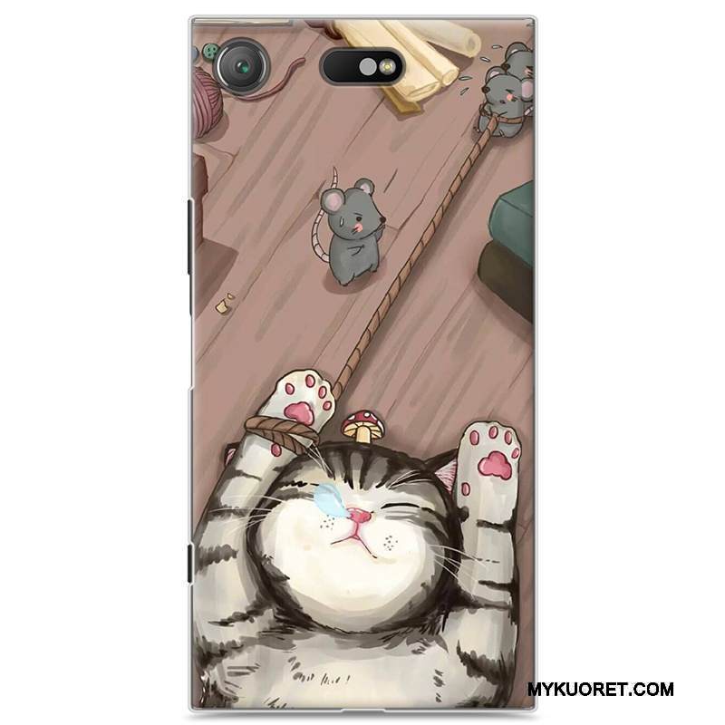 Kuori Sony Xperia Xz1 Compact Sarjakuva Kova Puhelimen Kuoret, Kotelo Sony Xperia Xz1 Compact Murtumaton Jauhe