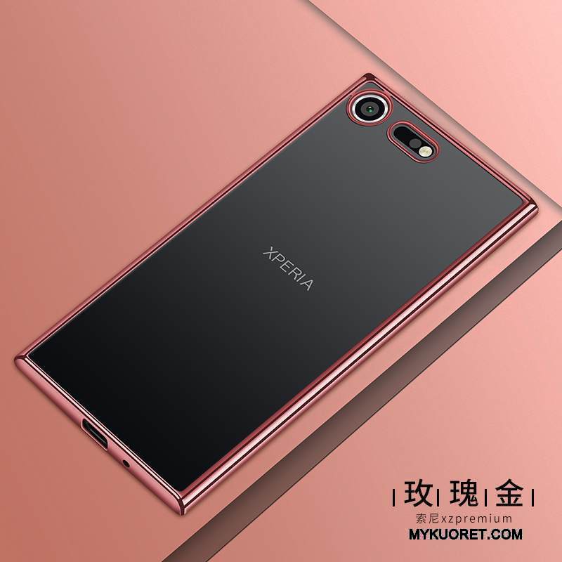 Kuori Sony Xperia Xz1 Compact Silikoni Läpinäkyvä Jauhe, Kotelo Sony Xperia Xz1 Compact Pehmeä Neste Puhelimen Kuoret
