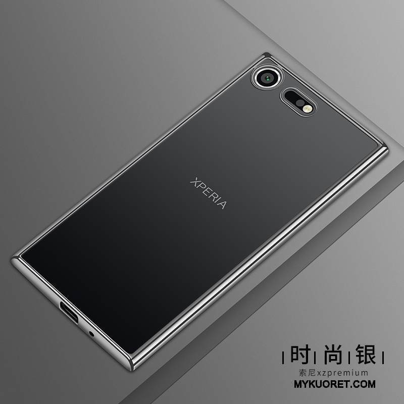 Kuori Sony Xperia Xz1 Compact Silikoni Läpinäkyvä Jauhe, Kotelo Sony Xperia Xz1 Compact Pehmeä Neste Puhelimen Kuoret