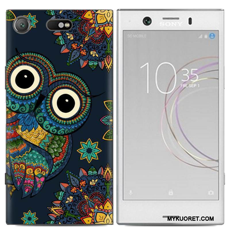 Kuori Sony Xperia Xz1 Compact Silikoni Puhelimen Kuoret Trendi, Kotelo Sony Xperia Xz1 Compact Monivärinen Persoonallisuus Murtumaton
