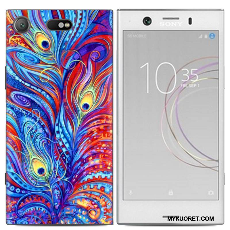 Kuori Sony Xperia Xz1 Compact Silikoni Puhelimen Kuoret Trendi, Kotelo Sony Xperia Xz1 Compact Monivärinen Persoonallisuus Murtumaton