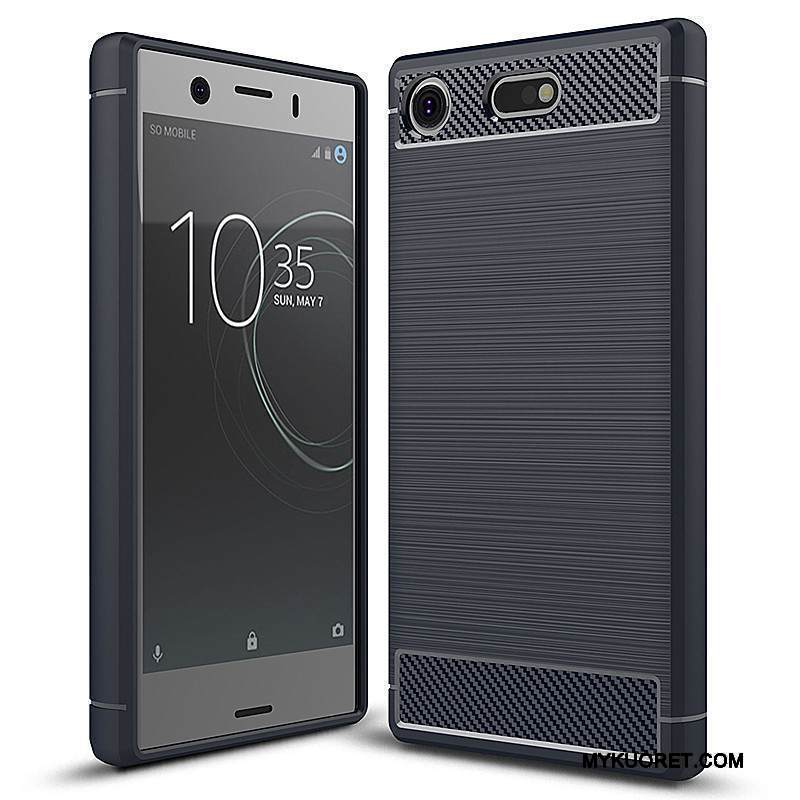 Kuori Sony Xperia Xz1 Compact Silikoni Trendi Punainen, Kotelo Sony Xperia Xz1 Compact Pehmeä Neste Puhelimen Kuoret