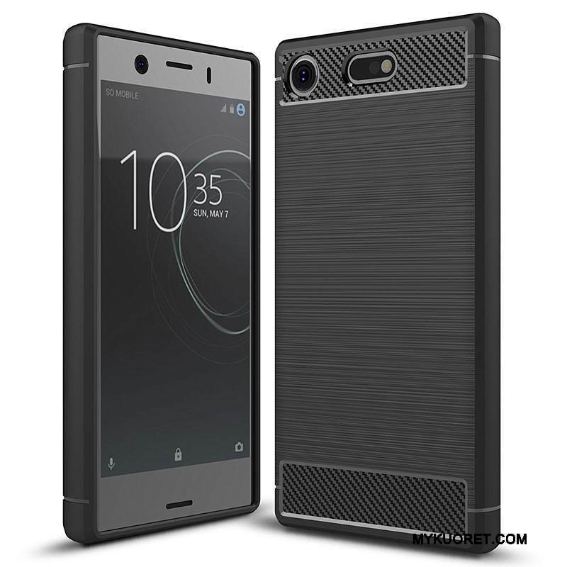 Kuori Sony Xperia Xz1 Compact Silikoni Trendi Punainen, Kotelo Sony Xperia Xz1 Compact Pehmeä Neste Puhelimen Kuoret