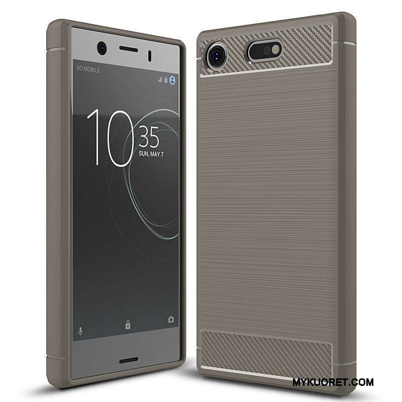 Kuori Sony Xperia Xz1 Compact Silikoni Trendi Punainen, Kotelo Sony Xperia Xz1 Compact Pehmeä Neste Puhelimen Kuoret