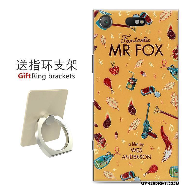 Kuori Sony Xperia Xz1 Compact Suojaus Musta Kova, Kotelo Sony Xperia Xz1 Compact Luova Puhelimen Kuoret