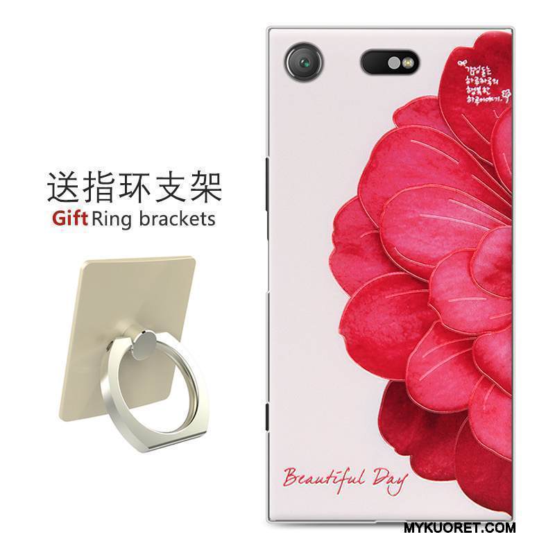 Kuori Sony Xperia Xz1 Compact Suojaus Musta Kova, Kotelo Sony Xperia Xz1 Compact Luova Puhelimen Kuoret