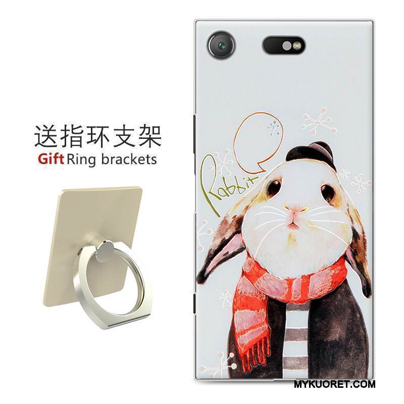 Kuori Sony Xperia Xz1 Compact Suojaus Musta Kova, Kotelo Sony Xperia Xz1 Compact Luova Puhelimen Kuoret