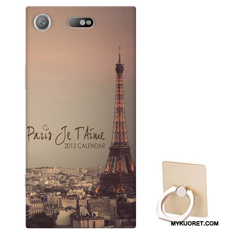 Kuori Sony Xperia Xz1 Compact Suojaus Trendi Puhelimen Kuoret, Kotelo Sony Xperia Xz1 Compact Pehmeä Neste Vaaleansininen