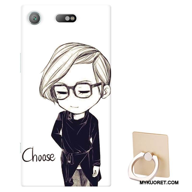 Kuori Sony Xperia Xz1 Compact Tuki Malli Muokata, Kotelo Sony Xperia Xz1 Compact Suojaus Puhelimen Kuoret Punainen