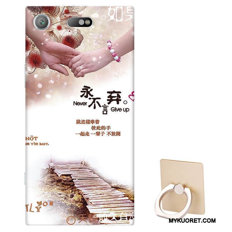 Kuori Sony Xperia Xz1 Compact Tuki Malli Muokata, Kotelo Sony Xperia Xz1 Compact Suojaus Puhelimen Kuoret Punainen