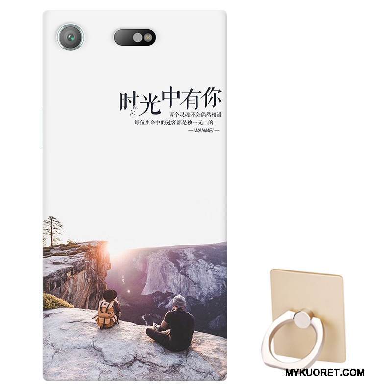 Kuori Sony Xperia Xz1 Compact Tuki Malli Muokata, Kotelo Sony Xperia Xz1 Compact Suojaus Puhelimen Kuoret Punainen