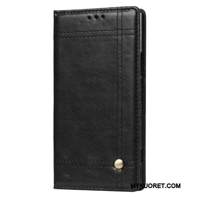 Kuori Sony Xperia Xz1 Compact Ylellisyys Puhelimen Kuoret Vaalean, Kotelo Sony Xperia Xz1 Compact Salkku Magneettinen