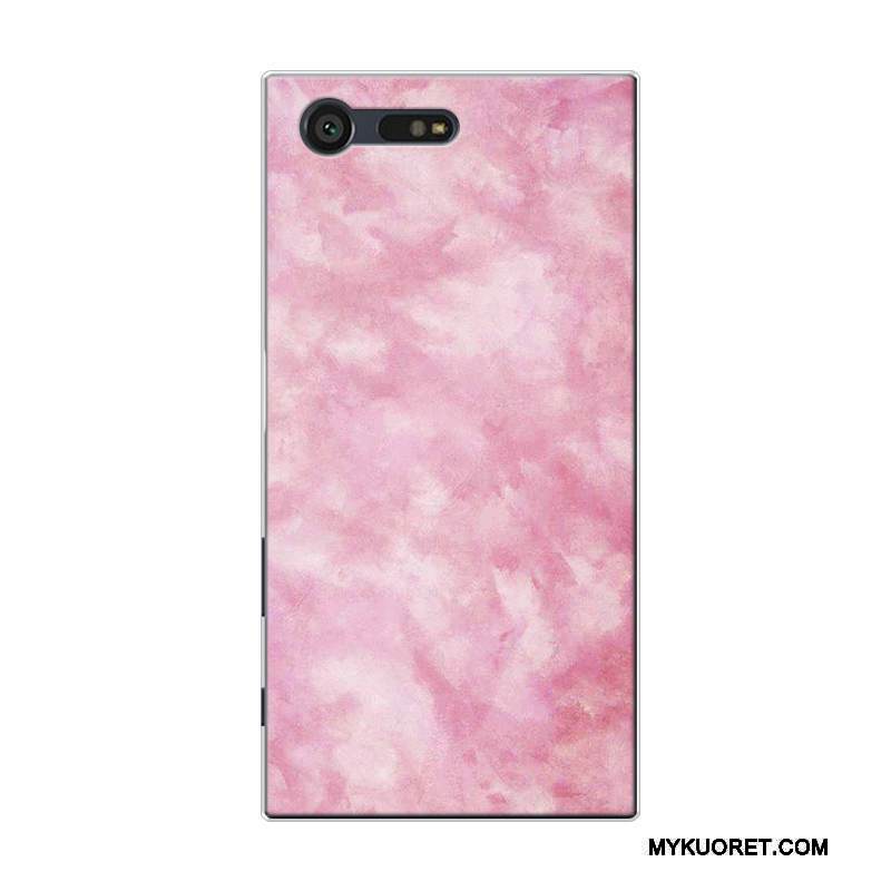 Kuori Sony Xperia Xz1 Laukut Yksinkertainen L, Kotelo Sony Xperia Xz1 Suojaus Jauhe Puhelimen Kuoret