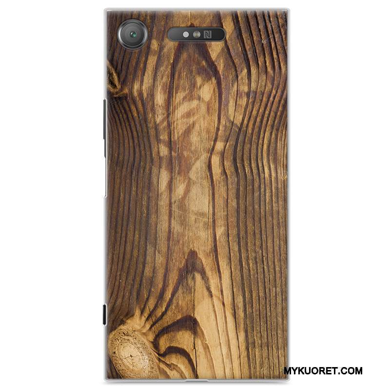 Kuori Sony Xperia Xz1 Maalaus Kova Puhelimen Kuoret, Kotelo Sony Xperia Xz1 Puulajit