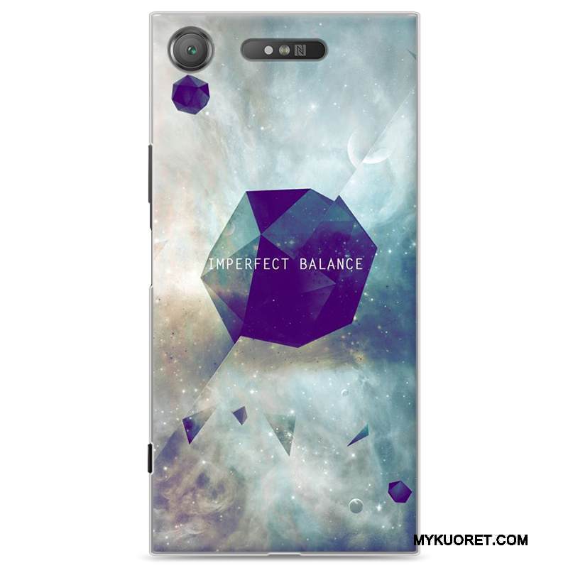 Kuori Sony Xperia Xz1 Maalaus Puhelimen Kuoret Murtumaton, Kotelo Sony Xperia Xz1 Sarjakuva Kova Punainen