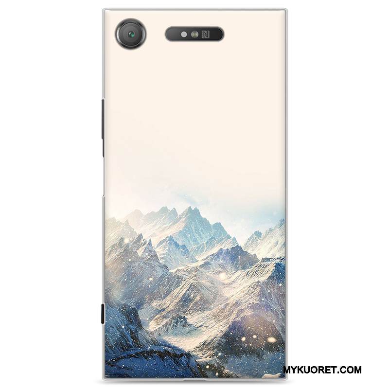 Kuori Sony Xperia Xz1 Maalaus Puhelimen Kuoret Murtumaton, Kotelo Sony Xperia Xz1 Sarjakuva Kova Punainen