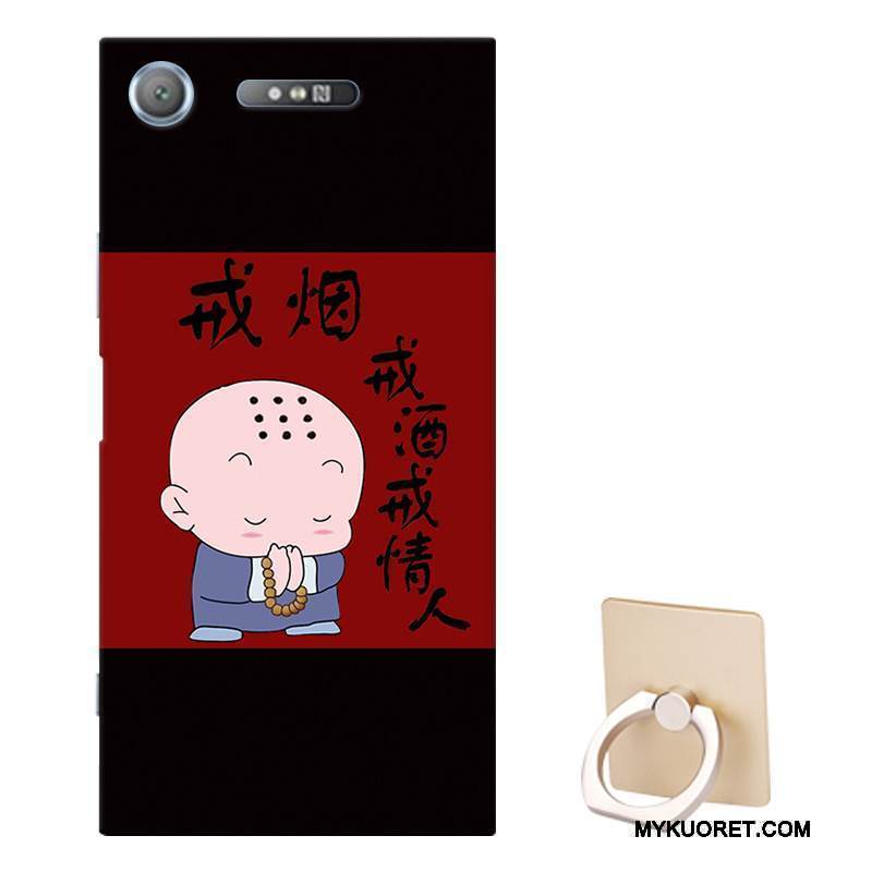 Kuori Sony Xperia Xz1 Pehmeä Neste Persoonallisuus Muokata, Kotelo Sony Xperia Xz1 Suojaus Violetti Murtumaton