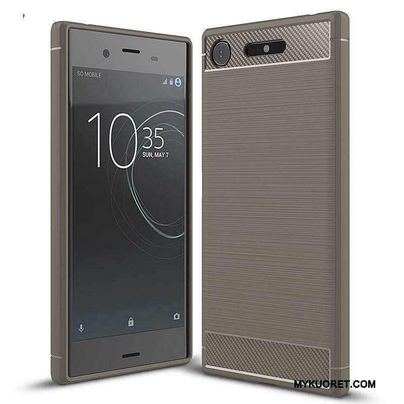 Kuori Sony Xperia Xz1 Pehmeä Neste Punainen Puhelimen Kuoret, Kotelo Sony Xperia Xz1 Suojaus