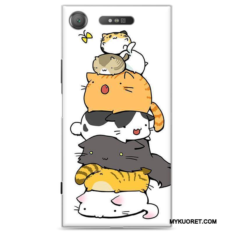 Kuori Sony Xperia Xz1 Sarjakuva Kova Persoonallisuus, Kotelo Sony Xperia Xz1 Luova Puhelimen Kuoret Punainen