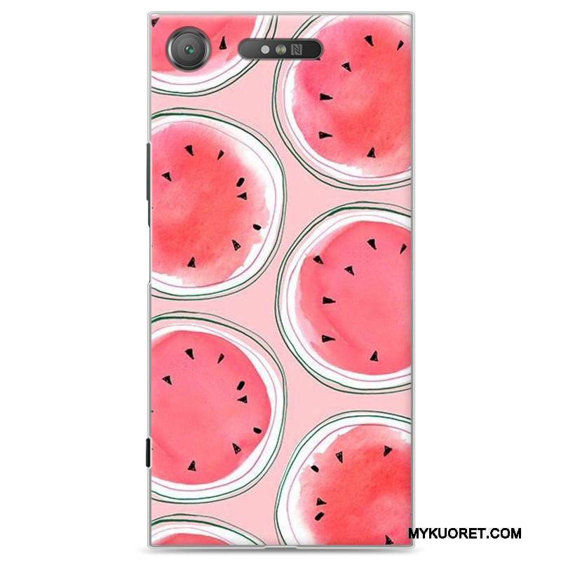 Kuori Sony Xperia Xz1 Sarjakuva Kova Persoonallisuus, Kotelo Sony Xperia Xz1 Luova Puhelimen Kuoret Punainen