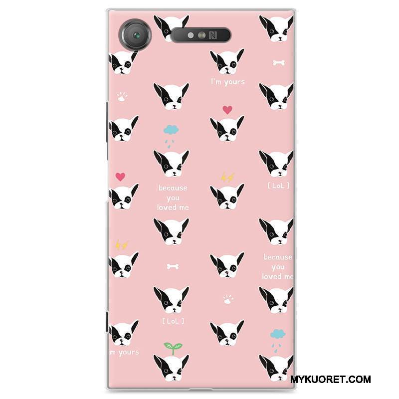 Kuori Sony Xperia Xz1 Sarjakuva Sininen Puhelimen Kuoret, Kotelo Sony Xperia Xz1 Suojaus Kova