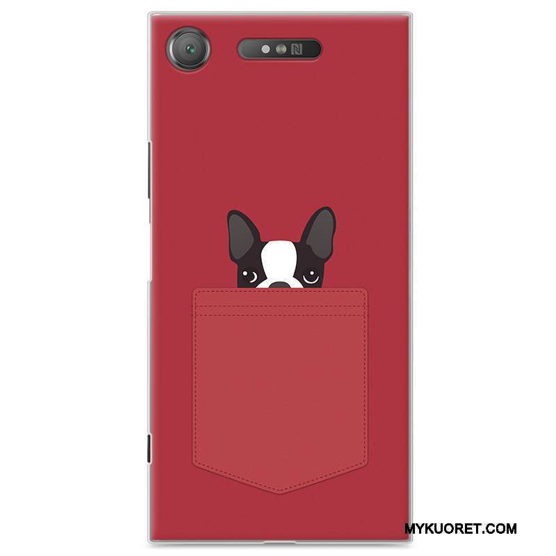 Kuori Sony Xperia Xz1 Sarjakuva Sininen Puhelimen Kuoret, Kotelo Sony Xperia Xz1 Suojaus Kova