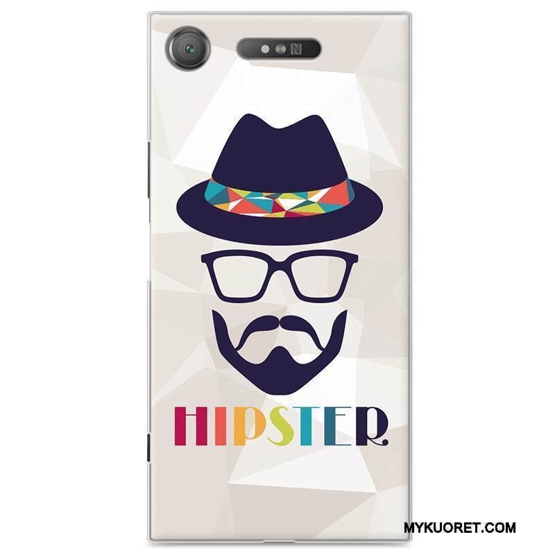 Kuori Sony Xperia Xz1 Sarjakuva Sininen Puhelimen Kuoret, Kotelo Sony Xperia Xz1 Suojaus Kova