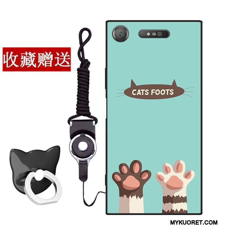 Kuori Sony Xperia Xz1 Silikoni Kustannukset Pieni, Kotelo Sony Xperia Xz1 Pehmeä Neste Murtumaton Jauhe