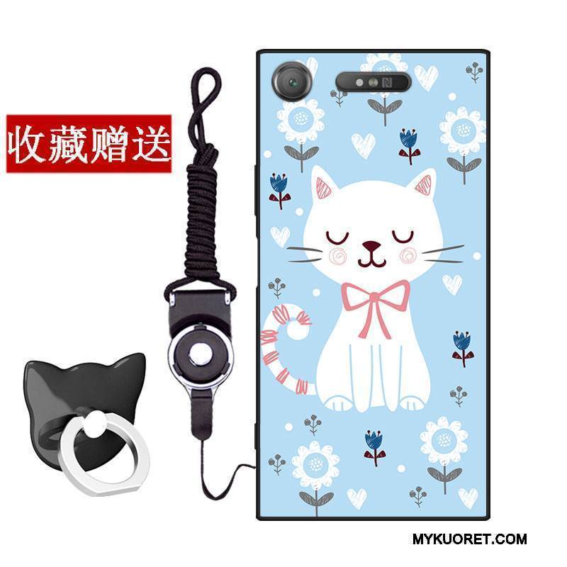 Kuori Sony Xperia Xz1 Silikoni Kustannukset Pieni, Kotelo Sony Xperia Xz1 Pehmeä Neste Murtumaton Jauhe