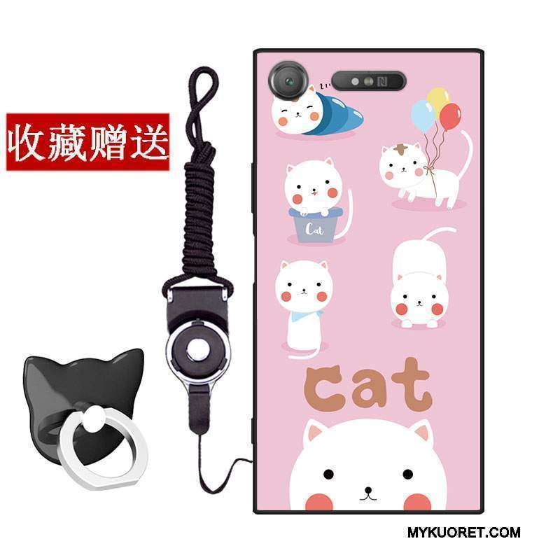 Kuori Sony Xperia Xz1 Silikoni Kustannukset Pieni, Kotelo Sony Xperia Xz1 Pehmeä Neste Murtumaton Jauhe