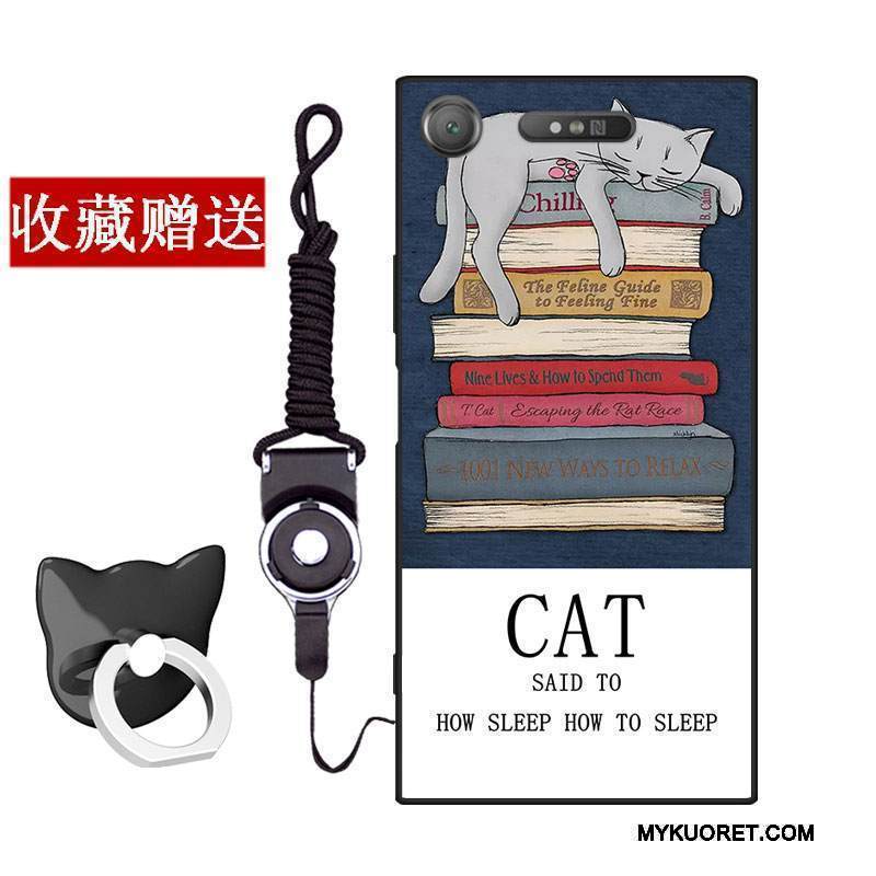 Kuori Sony Xperia Xz1 Silikoni Kustannukset Pieni, Kotelo Sony Xperia Xz1 Pehmeä Neste Murtumaton Jauhe