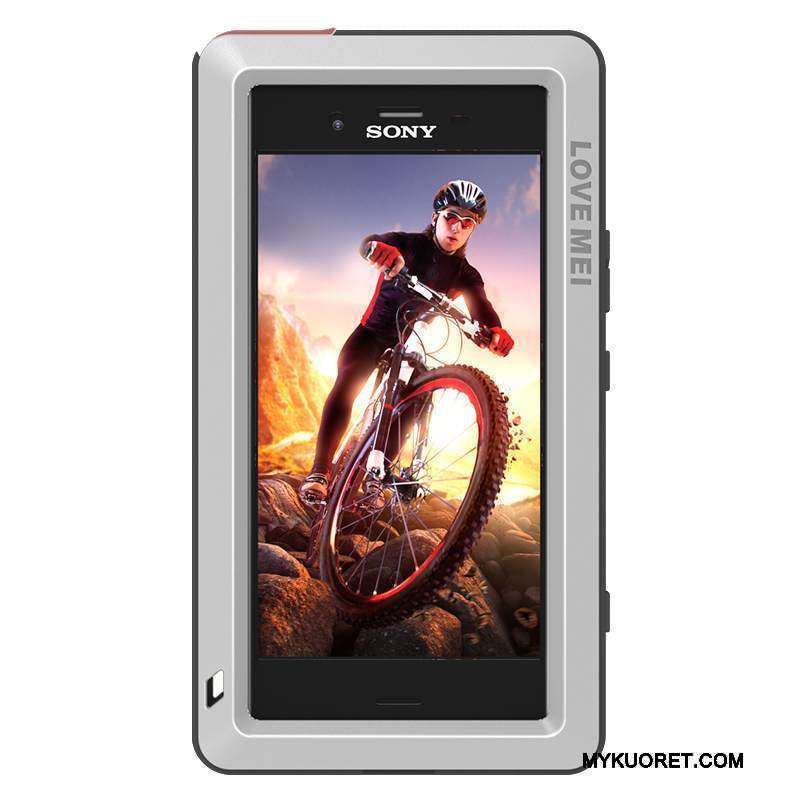 Kuori Sony Xperia Xz1 Silikoni Murtumaton Kolme Puolustusta, Kotelo Sony Xperia Xz1 Laukut Keltainen Puhelimen Kuoret