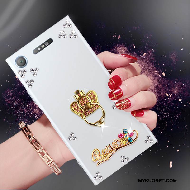 Kuori Sony Xperia Xz1 Strassi Murtumaton Persoonallisuus, Kotelo Sony Xperia Xz1 Sarjakuva Puhelimen Kuoret Valkoinen