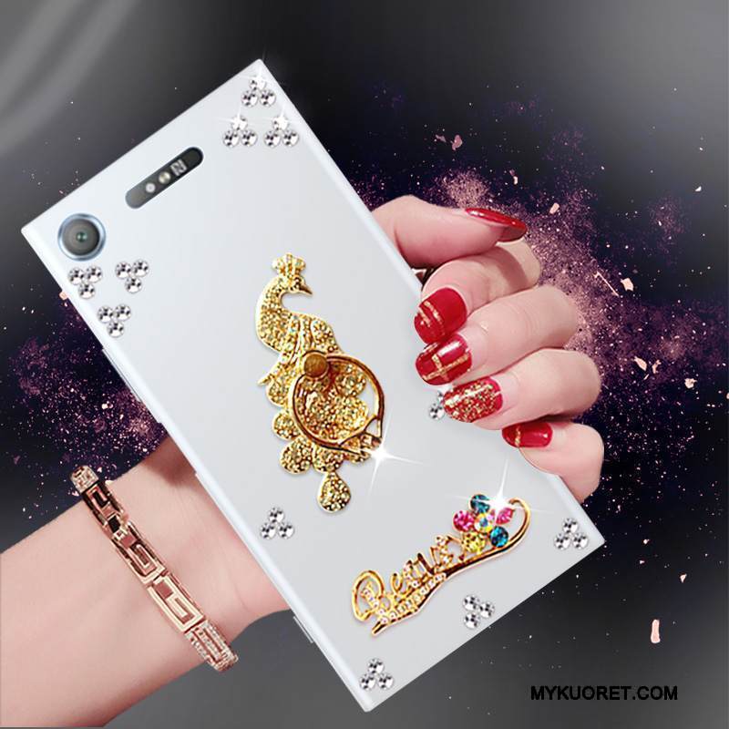 Kuori Sony Xperia Xz1 Strassi Murtumaton Persoonallisuus, Kotelo Sony Xperia Xz1 Sarjakuva Puhelimen Kuoret Valkoinen