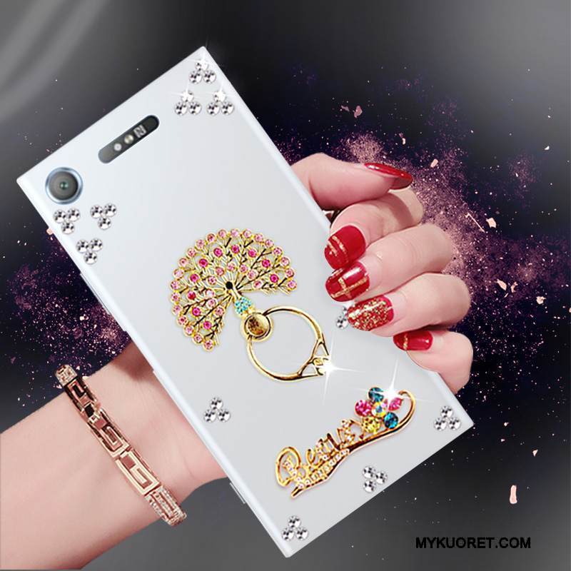 Kuori Sony Xperia Xz1 Strassi Murtumaton Persoonallisuus, Kotelo Sony Xperia Xz1 Sarjakuva Puhelimen Kuoret Valkoinen