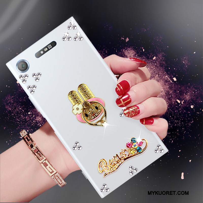 Kuori Sony Xperia Xz1 Strassi Murtumaton Persoonallisuus, Kotelo Sony Xperia Xz1 Sarjakuva Puhelimen Kuoret Valkoinen