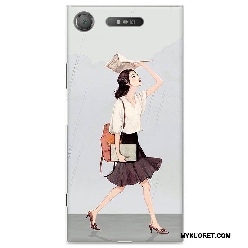 Kuori Sony Xperia Xz1 Suojaus Puhelimen Kuoret Vihreä, Kotelo Sony Xperia Xz1 Vaalean Persoonallisuus