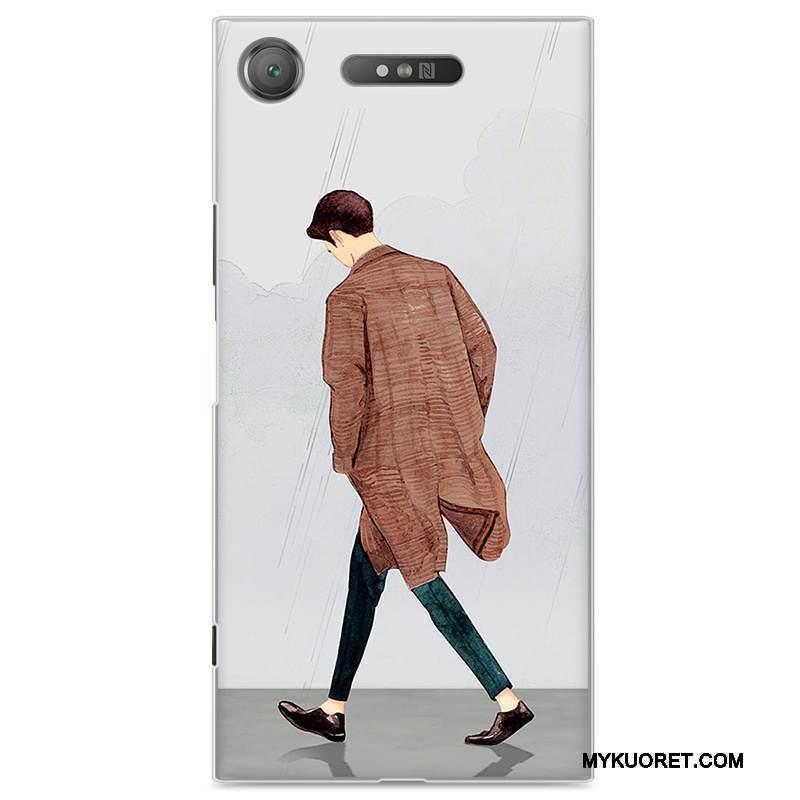 Kuori Sony Xperia Xz1 Suojaus Puhelimen Kuoret Vihreä, Kotelo Sony Xperia Xz1 Vaalean Persoonallisuus