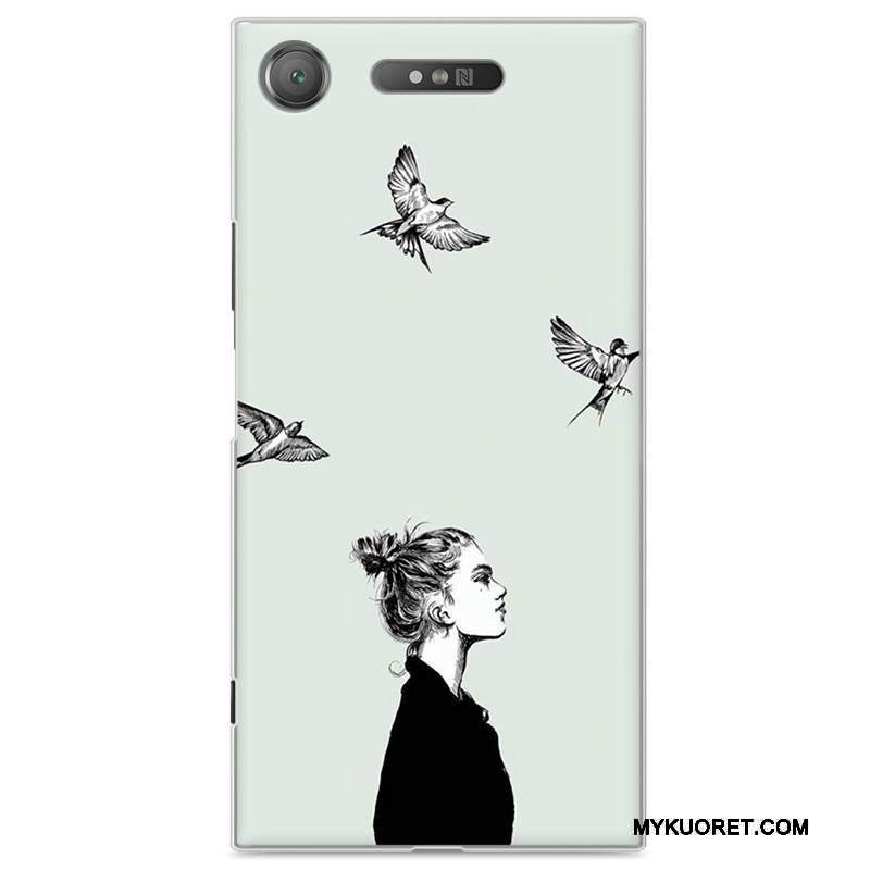 Kuori Sony Xperia Xz1 Suojaus Puhelimen Kuoret Vihreä, Kotelo Sony Xperia Xz1 Vaalean Persoonallisuus