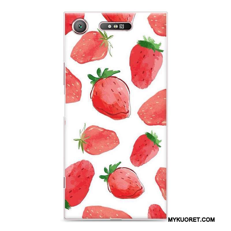 Kuori Sony Xperia Xz1 Vuosikerta Puhelimen Kuoret Murtumaton, Kotelo Sony Xperia Xz1 Maalaus Keltainen