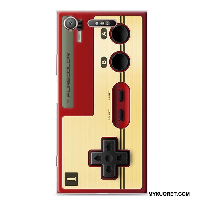 Kuori Sony Xperia Xz1 Vuosikerta Puhelimen Kuoret Murtumaton, Kotelo Sony Xperia Xz1 Maalaus Keltainen