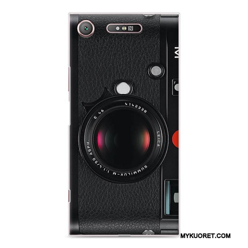 Kuori Sony Xperia Xz1 Vuosikerta Puhelimen Kuoret Murtumaton, Kotelo Sony Xperia Xz1 Maalaus Keltainen