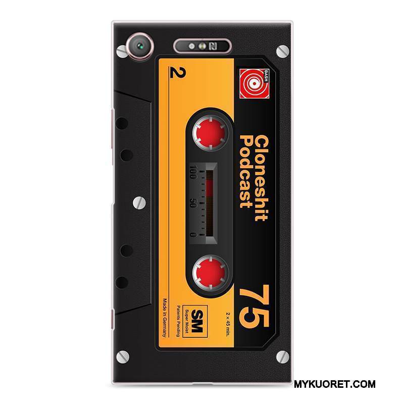 Kuori Sony Xperia Xz1 Vuosikerta Puhelimen Kuoret Murtumaton, Kotelo Sony Xperia Xz1 Maalaus Keltainen