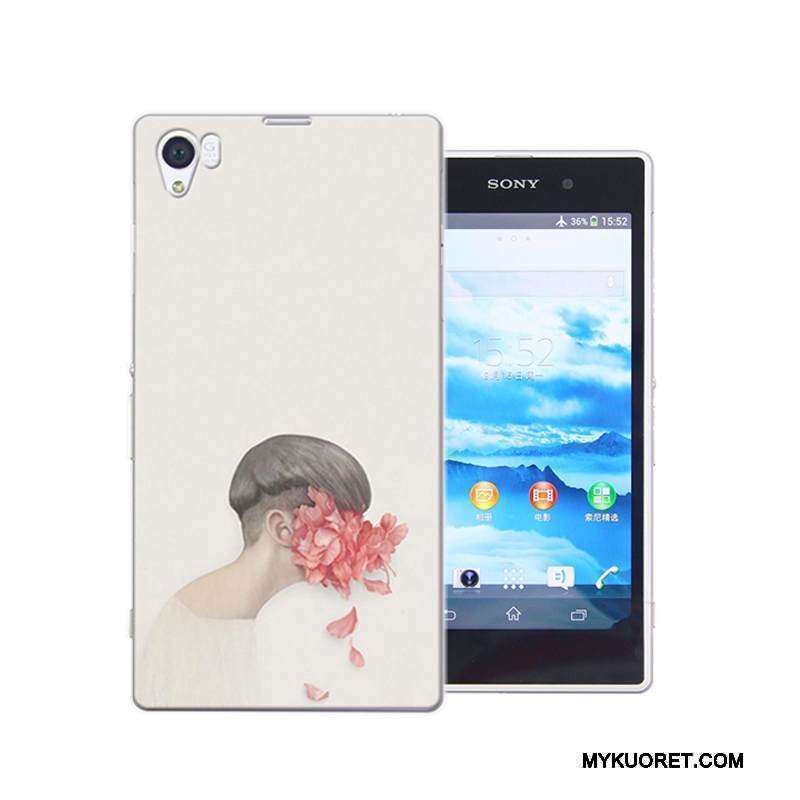 Kuori Sony Xperia Z1 Maalaus Murtumaton Puhelimen Kuoret, Kotelo Sony Xperia Z1 Suojaus Kova Jauhe