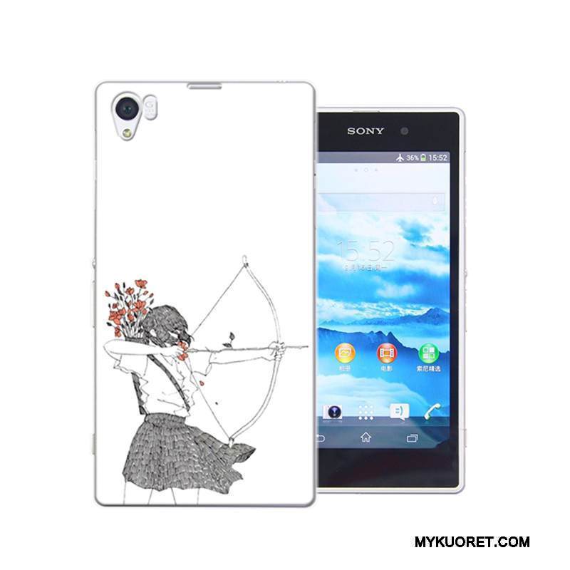 Kuori Sony Xperia Z1 Maalaus Murtumaton Puhelimen Kuoret, Kotelo Sony Xperia Z1 Suojaus Kova Jauhe