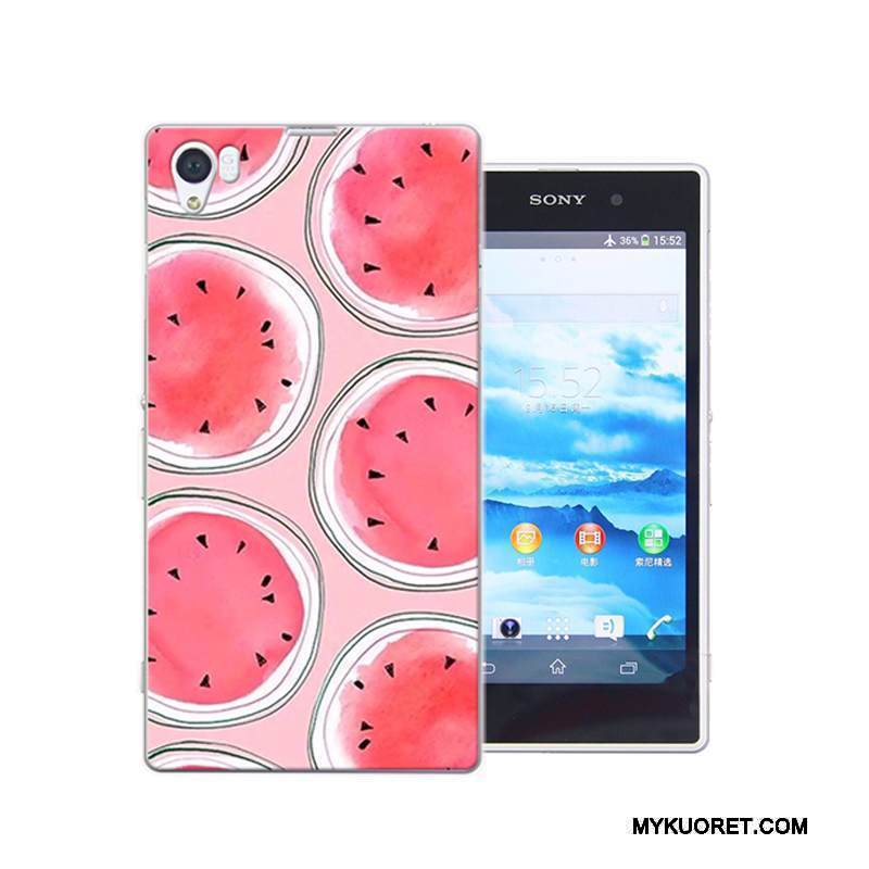 Kuori Sony Xperia Z1 Monivärinen Murtumaton Kova, Kotelo Sony Xperia Z1 Sarjakuva Puhelimen Kuoret