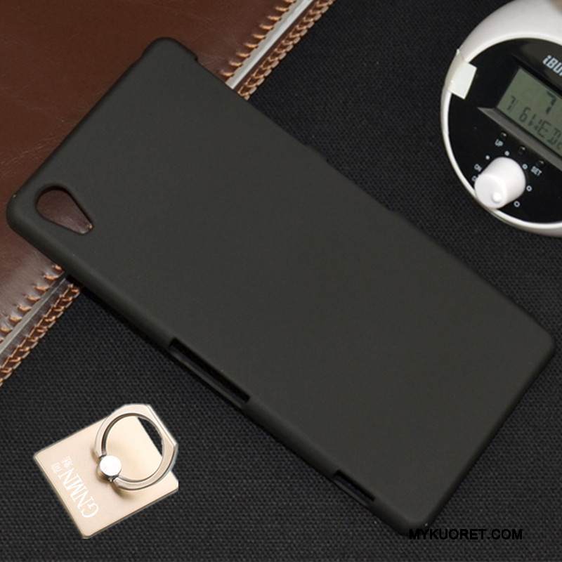 Kuori Sony Xperia Z1 Suojaus Puhelimen Kuoret Kova, Kotelo Sony Xperia Z1 Sininen Pesty Suede