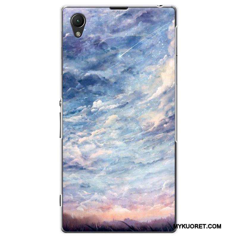 Kuori Sony Xperia Z1 Suojaus Violetti Puhelimen Kuoret, Kotelo Sony Xperia Z1 Vaalean