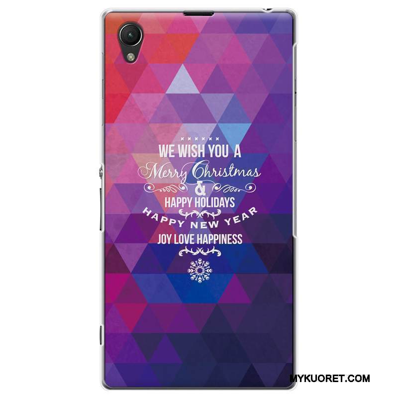 Kuori Sony Xperia Z1 Suojaus Violetti Puhelimen Kuoret, Kotelo Sony Xperia Z1 Vaalean