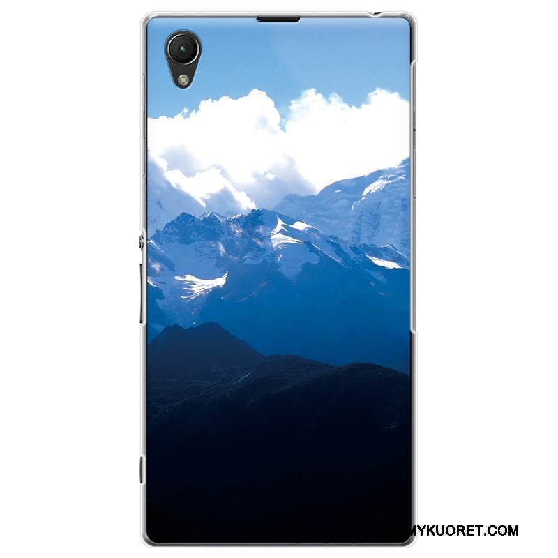 Kuori Sony Xperia Z1 Suojaus Violetti Puhelimen Kuoret, Kotelo Sony Xperia Z1 Vaalean